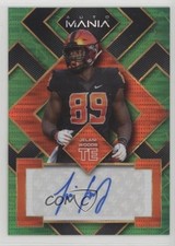2022 Wild Card Mania Square Green Pulsar /7 Jelani Woods Rookie Auto RC hn8. rookie card picture