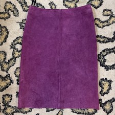 Bebe Women s 100 Leather Pink Mini Skirt Size 4