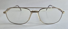 Stetson Zyloware 057 Eyeglasses Frame Men's Gold Aviator Full Rim 57-16-178