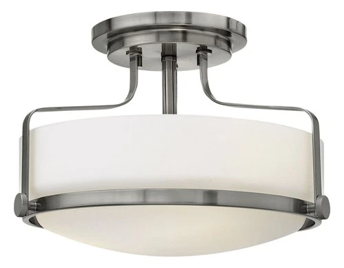 Hinkley Lighting 3641 Harper 3 Light 15"W Semi-Flush Bowl Ceiling - Nickel - Picture 1 of 12