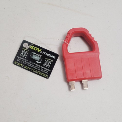 #ad Ryobi OEM Start Key Assembly Ry40702VNM HP 40v 18quot; Rear Tine Tiller $22.00