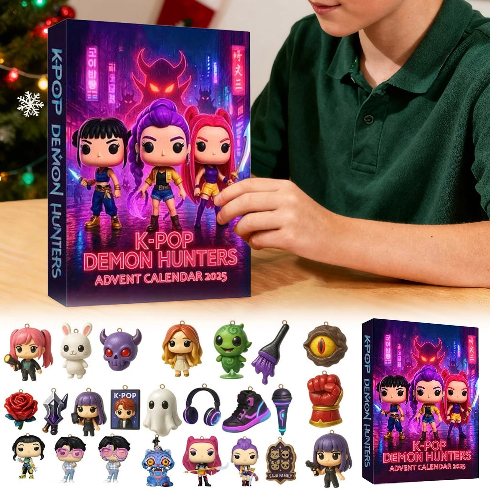 K pop Devil Hunters Advent Calendar 24 Days 2025 Christmas Best Countdown Gift