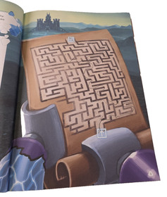 LEGO Nexo Knights Book of Mazes Sticker Activity Book Preowned ✨Fair Condition