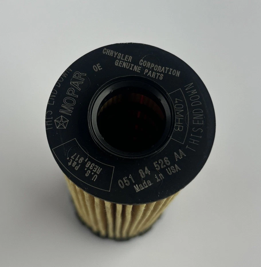 Genuine Mopar Chrysler Dodge Jeep Oil Filter 05184526AA OEM photo 2