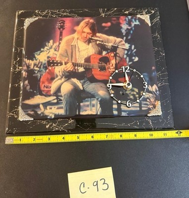 Kurt Cobain Nirvana Concert Clock