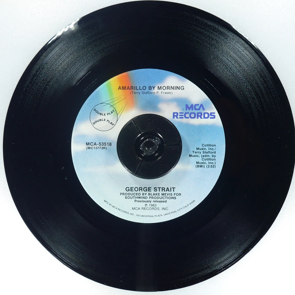 GEORGE STRAIT Right Or Wrong / Let'S Fall To Pieces Together MCA MCA-53517 NM 45 - Image 4 of 4