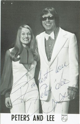 Peters & Lee handsigniertes Vintage Foto