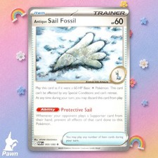 Antique Sail Fossil 69/88 Perfect Order Common Pokemon TCG Card Game Near Mint