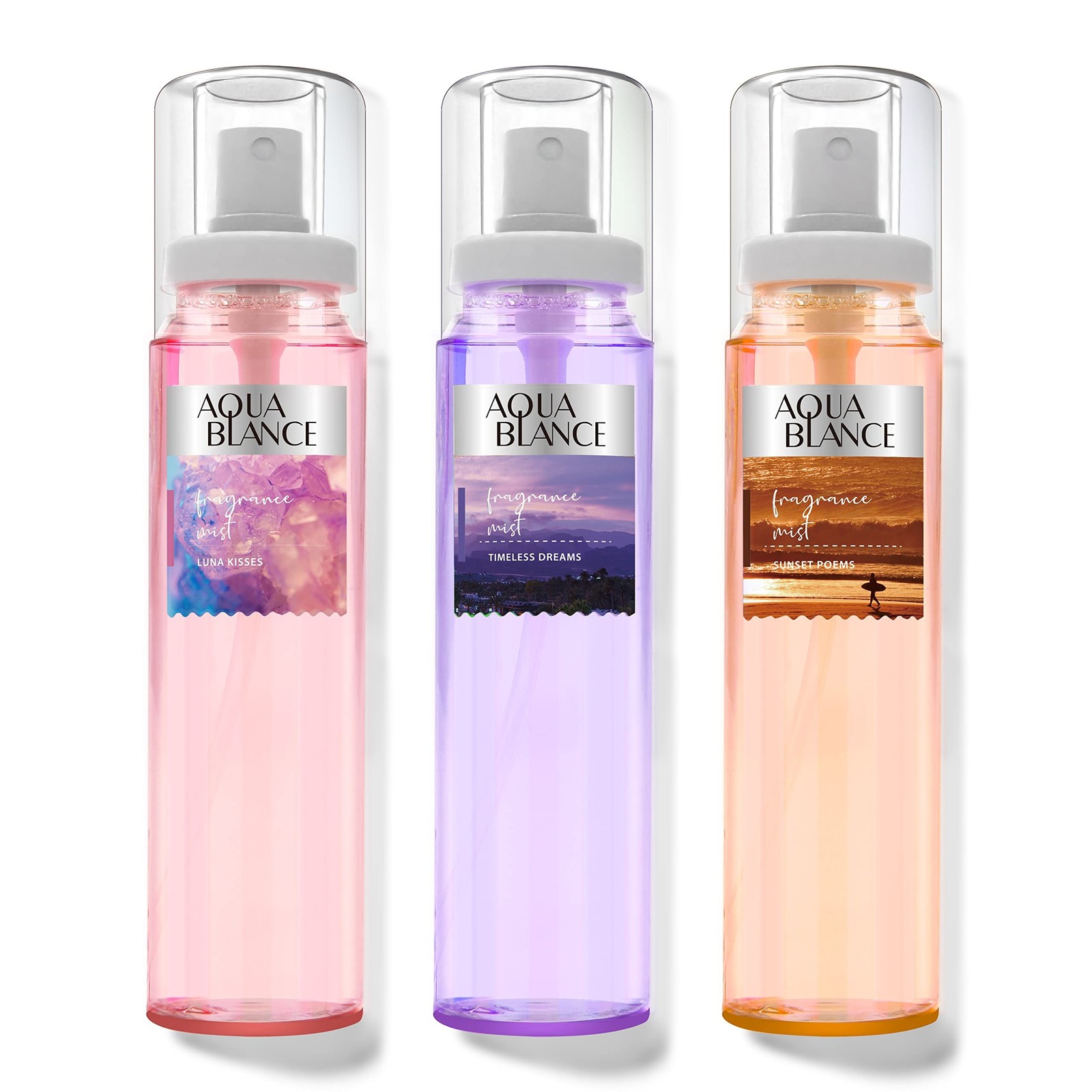 Body Spray, Fragrance Mist for Women, Pack of 3, Each 3.9 Fl Oz, Total 11.7 F...