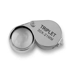 Mini High Magnified Glass 30x Jewelers Loupe Magnifier Jewelry Coin Eye Pocket