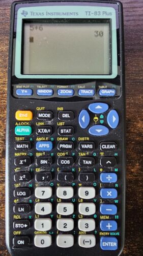 CALCULATOR TI 83 TEXAS INSTRUMENTS - Picture 2 of 2