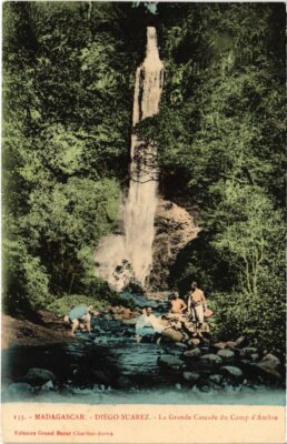 CPA AK Diego Suarez Grande Cascade du Camp d'Ambre MADAGASCAR (1262465)