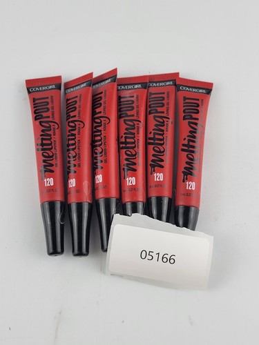 6 PACK COVERGIRL MELTING POUT GEL LIQUID LIPSTICK 120 TAN-GEL-O - Picture 5 of 5