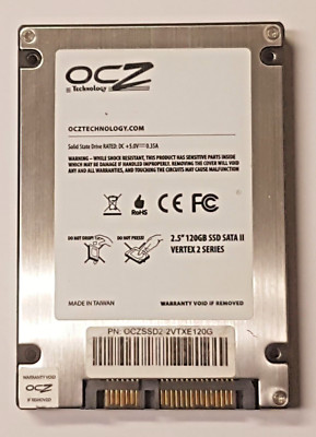 120GB SATA II OCZ Vertex 2 Series SSD OCZSSD2-2VTXE120G MLC 2.5'' Hard Drive