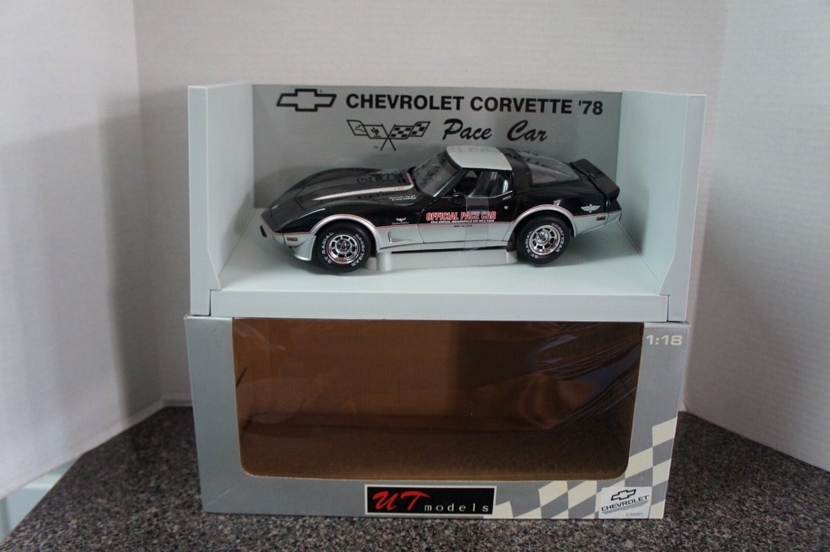 ミニカー UT models Chevrolet Corvette Pace Car 1:18 UT 1978 Chevy Corvette Officially Licensed Indy 500
