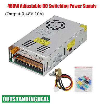 480W Adjustable DC Switching Power Supply Switch Mode Power Supply 0-48V 10A