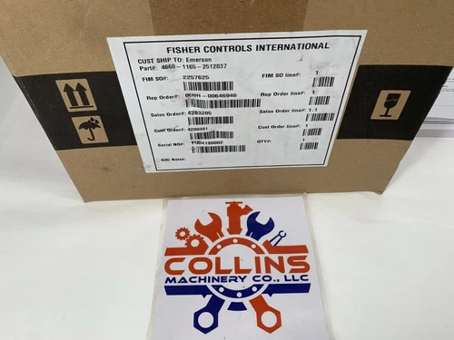Emerson Fisher Type 4660 4660-1165-2512837 High-Low Pressure Pilot 65PSI 2023