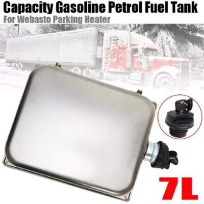7L Kapazität Edelstahl Gasoline Petrol Kraftstofftank Für Webasto-Standheizung