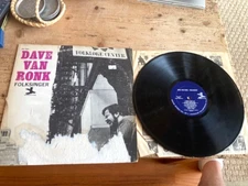 DAVE VAN RONK FOLKSINGER VINYL RECORD-PRESTIGE-PR 7527-LIGHT USE,JACKET WEAR