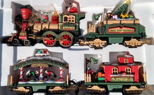 new bright christmas train set