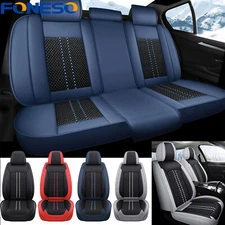 For JEEP Wrangler Car 5 Seat Covers Full Set 3D PU Leather Cushion Protector Pad