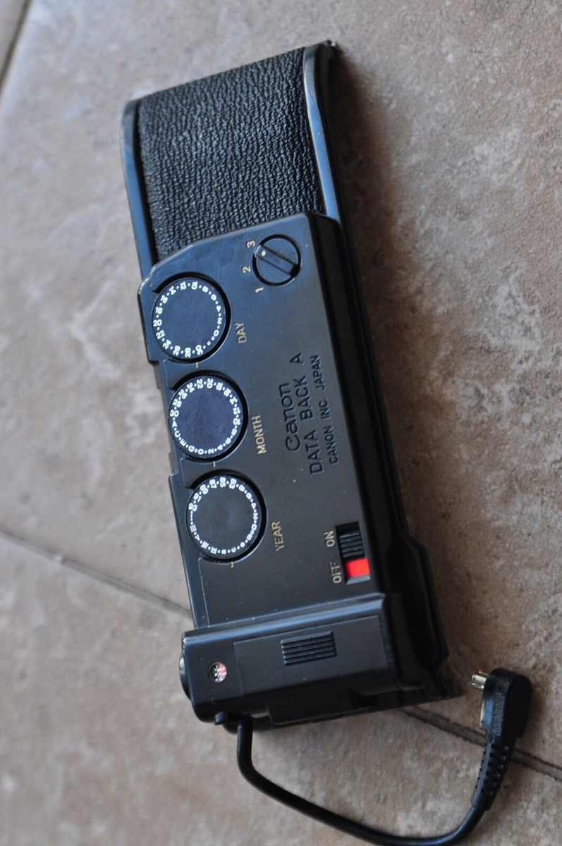 Canon A Data Back A-1 AE-1 for a Body (#3105) | eBay Program