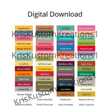 80 Stampin Up Paper Cardstock Organizer, Card Making, Card Keeper, Scrap Labels