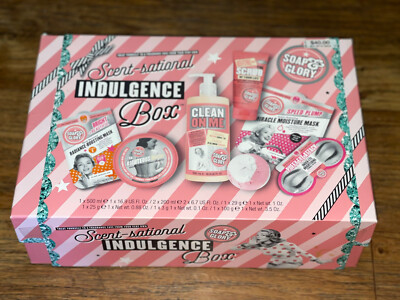NEW! Soap & Glory Scent-sational Indulgence Box Limited Edition 7 Piece Gift Set