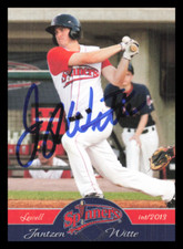 2013 Lowell Spinners JANTZEN WITTE Signed Card autograph auto RED SOX