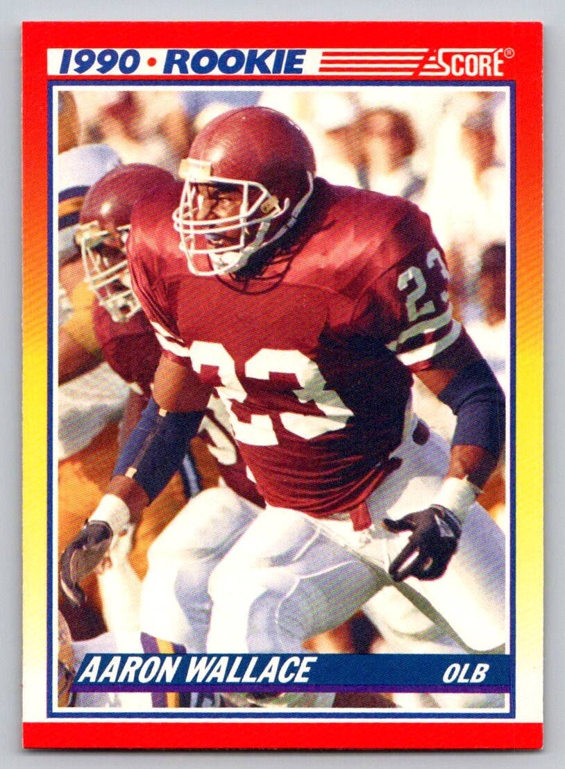 1990 Score - #620 Aaron Wallace (RC)
