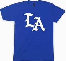 OLD ENGLISH LA  T SHIRT  LOS ANGELES CHICANO STYLE  TATTOO CULTURE CAR CULTURE