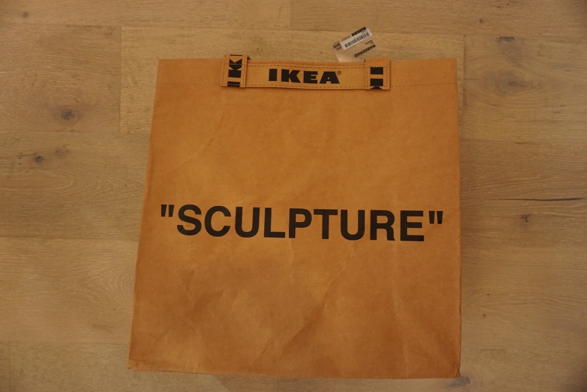 Virgil Abloh x IKEA MARKERAD SCULPTURE Tote Bag | Off-White | Medium 9  Gallon