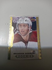 2014-15 Upper Deck Masterpieces Brandon Gormley Rookies #168 Arizona Coyotes Rc