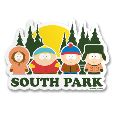 South Park Kenny Cartman Stan Kyle 10cm Sticker Aufkleber