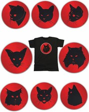 Mens Cat  Cotton T-Shirt Retro Thundercats Cartoon *CHOOSE YOUR BREED*