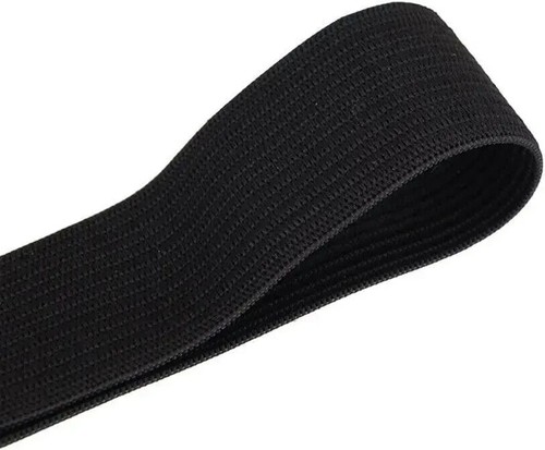 Fox 100m schwarz 25mm elastisches Gurtband - 4 Rollen für Polster, Kleidungsstücke & Gurte - Bild 3 von 6
