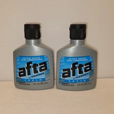 Lot of 2 Mennen Afta Fresh After Shave Lotion With Skin Conditioners 3 oz Each