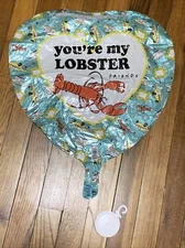 NEW Rare FRIENDS TV Series You’re My Lobster Heart Helium Foil Balloon Anagram