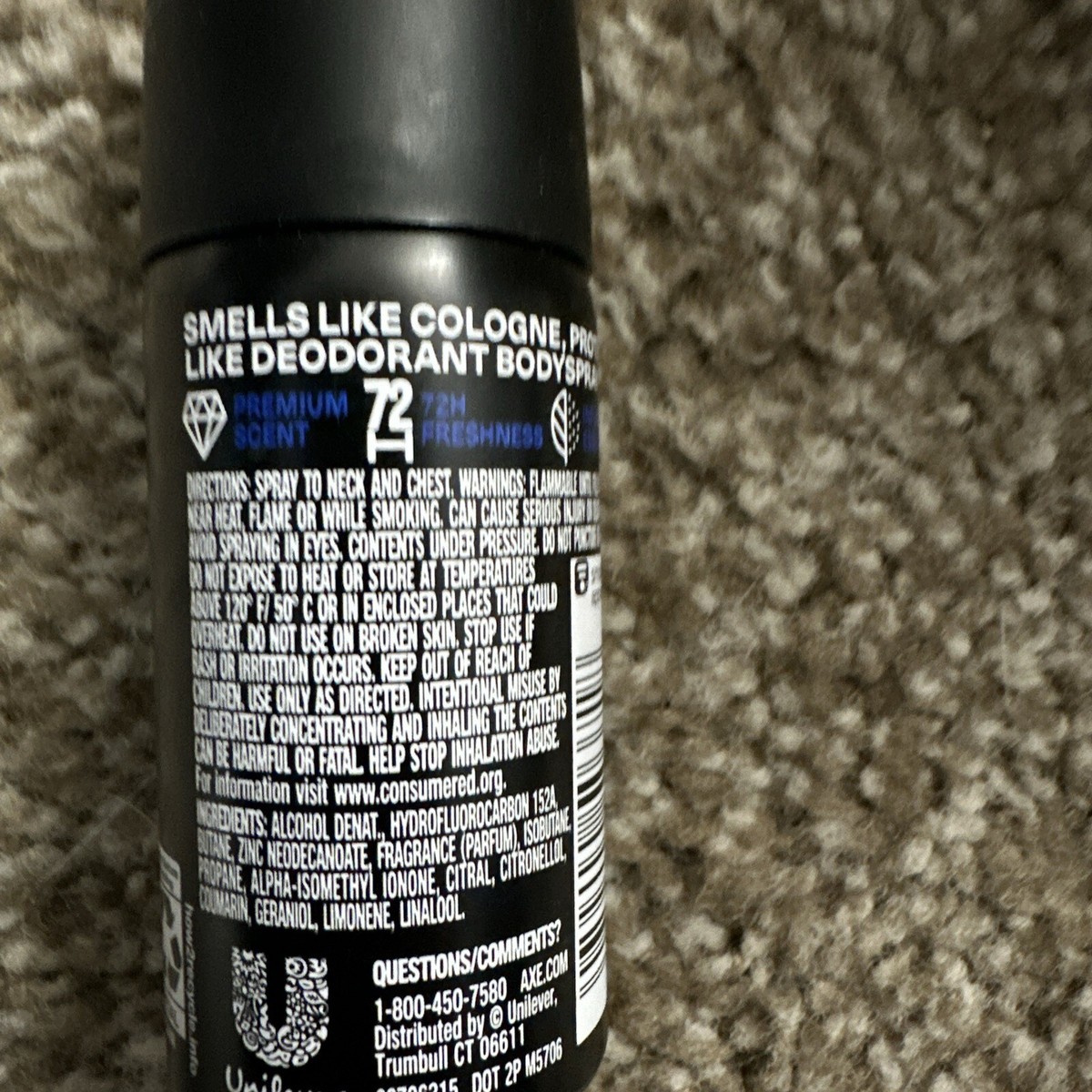 NEW Axe Fine Fragrance Collection Body Spray Blue Lavender Mint