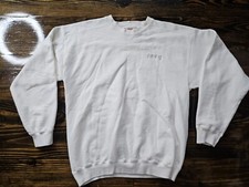 Men's Vtg LEVI'S Levi Strauss  Co White Long Sleeve Sweatshirt USA Made Large