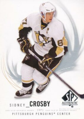 2009-10 SP Authentic #87 SIDNEY CROSBY - Pittsburgh Penguins