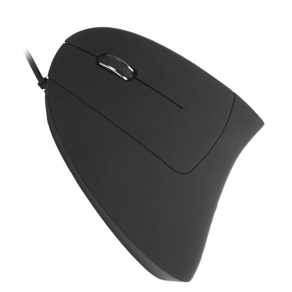 Wired Left Hand Mouse Vertical Ergonomic 800/1200/1600DPI USB Optical For Wi GF0 - Image 2 of 4
