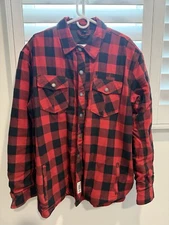 ⭐️ Jesse James West Coast Choppers Limited Rare Kevlar DuPont  Flannel/pads 3XL