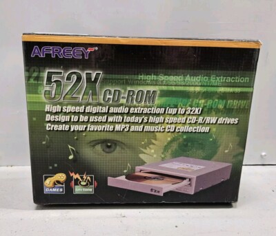 AFREEY CD-2052E 52X IDE CD-ROM DRIVE VINTAGE PC BRAND NEW IN BOX