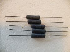 5 pieces Dale CW5 220Ohm 220  5w 5 WATT WIRE WOUND Resistor 5 NOS