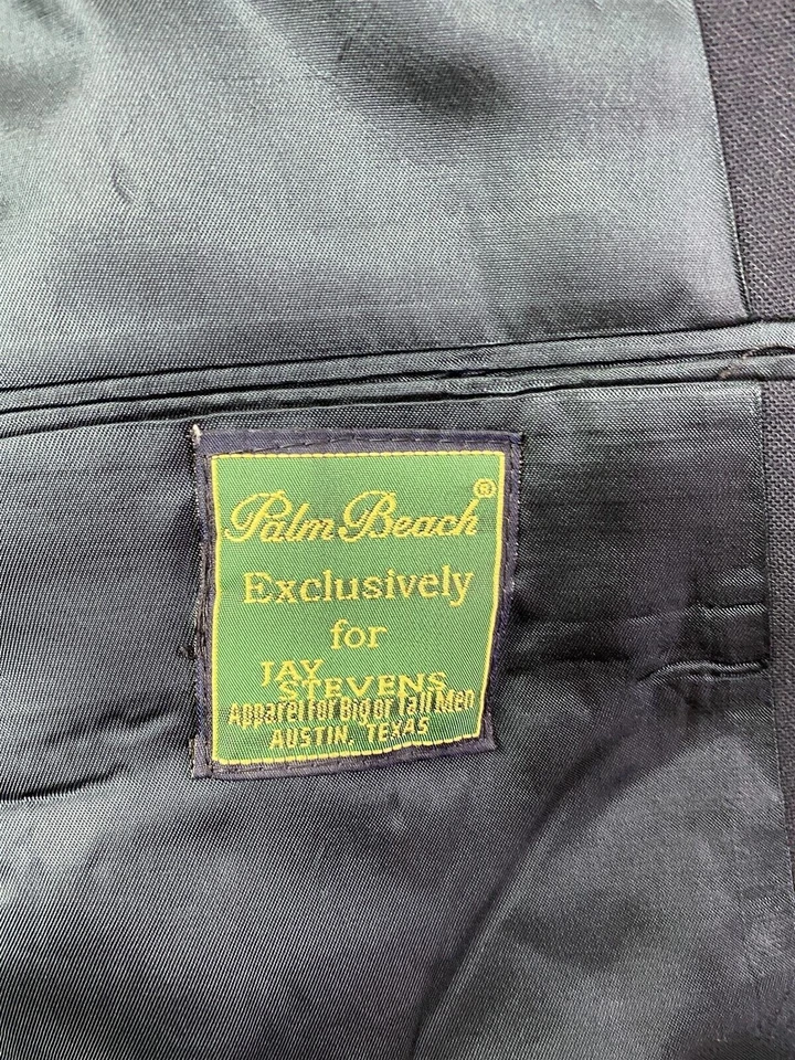 Blazer Abrigo Deportivo Chaqueta De Colección Palm Beach 46L Azul Marino Dorado Botón Hecho en EE. UU. Para Hombres Foto 4 de 4