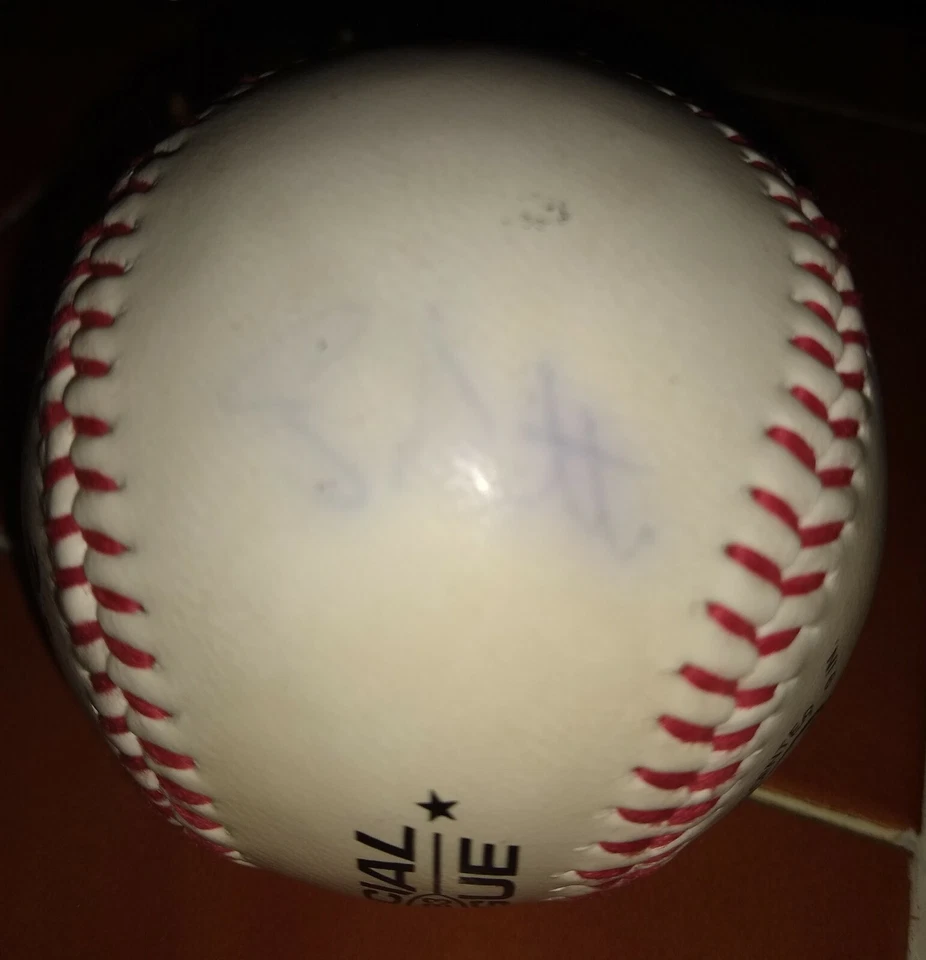 Béisbol autografiado de los Cardenales de San Luis 2000 Matheny Vina Dunston Ankiel Foto 4 de 4