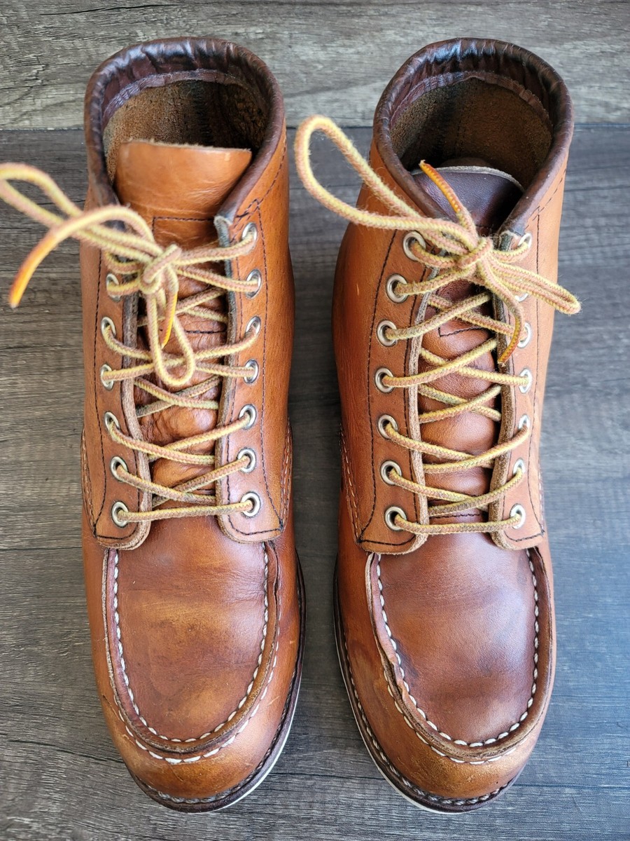 靴 RED WING SHOES 5875 Red Wing 5875 Heritage Moc Toe Brown Boots Sz US 8. | eBay