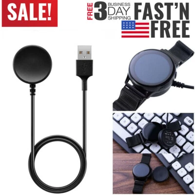 KWENTERPRISE Wireless Magnetic Charger Dock For Samsung Galaxy Watch 6/5 pro/5/4/3/Active 2/1