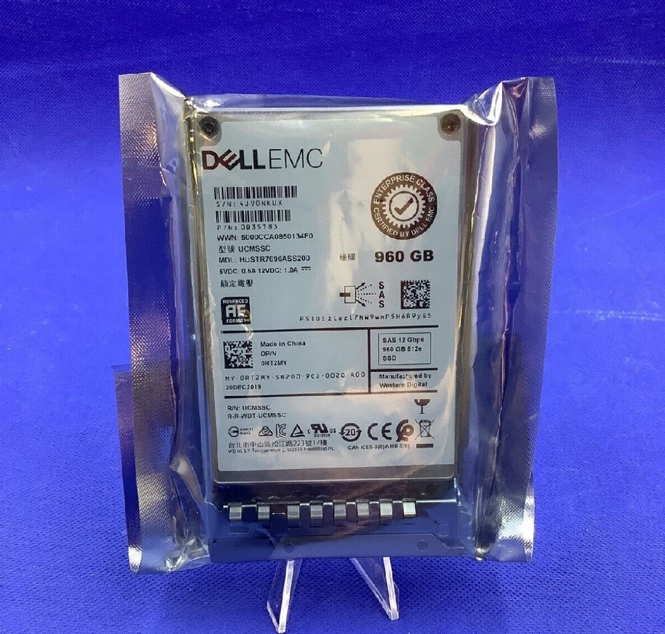 NEW DELL/Hitachi 960GB 2.5" SAS 12G PowerEdge 14Gen 15G 16G R640 R650 Server SSD - Image 3 of 3